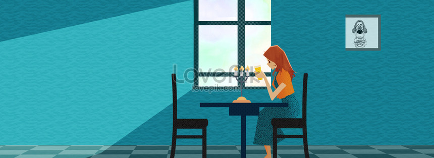 Quiet Restaurant Waiting For Ladies Food Promotion Background Download Free  | Banner Background Image on Lovepik | 605680855