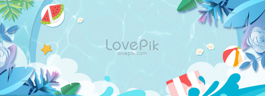 Refreshing Summer Surf Background Download Free | Banner Background ...