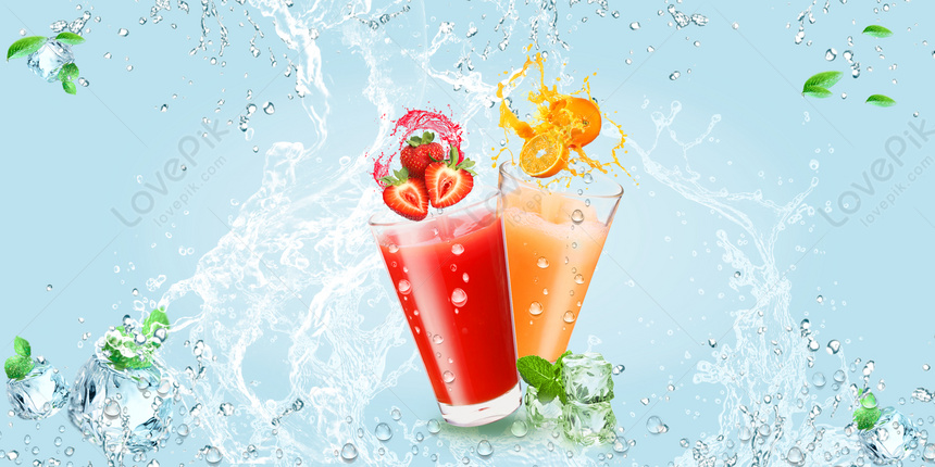 Summer Drink Download Free | Banner Background Image on Lovepik | 401940450