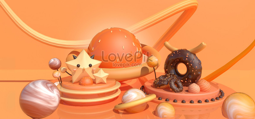 Sweet Candy Wind Constellation Theme Taurus Download Free | Banner  Background Image on Lovepik | 605765910