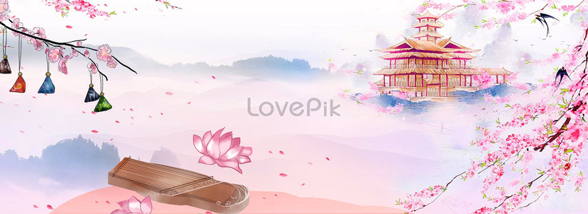 Ancient Style Beautiful Fresh Banner Poster Background Download Free ...