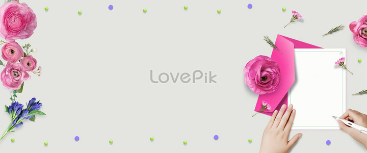 Greeting Card Card Flowers Border PNG Transparent And Clipart Image For  Free Download - Lovepik | 401594546
