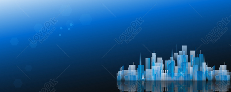 Blue Technology City Background Download Free | Banner Background Image ...