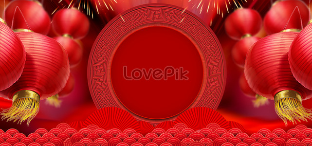 New Chinese Style Blue Atmosphere Poster Background Download Free ...