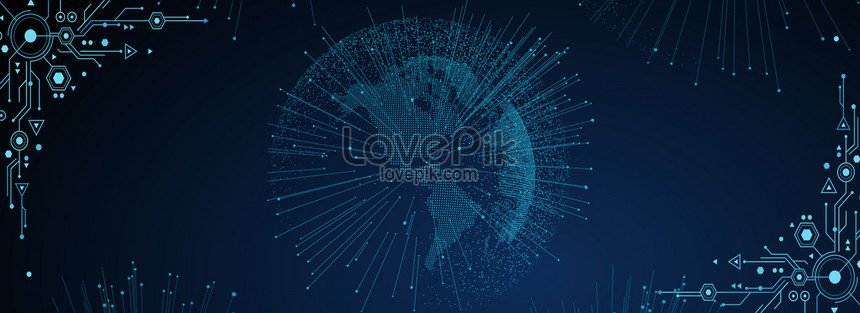 Tech Line Business Banner Background Download Free | Banner Background  Image on Lovepik | 605821740