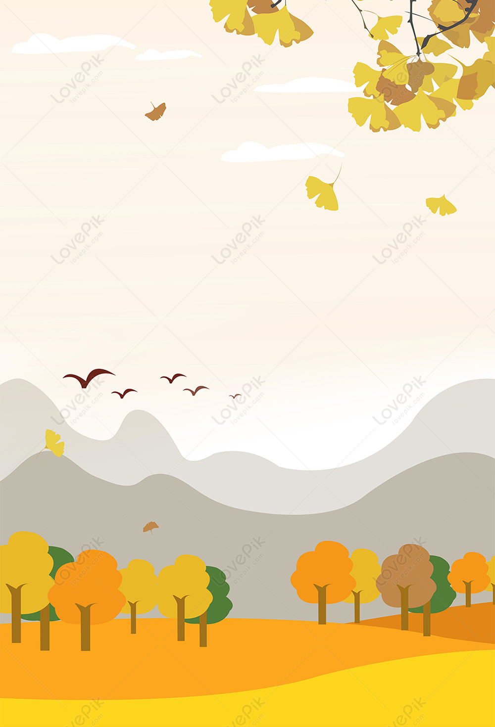 Autumn Poster Background Download Free | Poster Background Image on ...