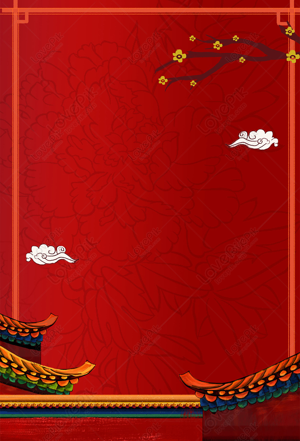 Red Classical Poster Background Design Download Free | Poster Background  Image on Lovepik | 401511482
