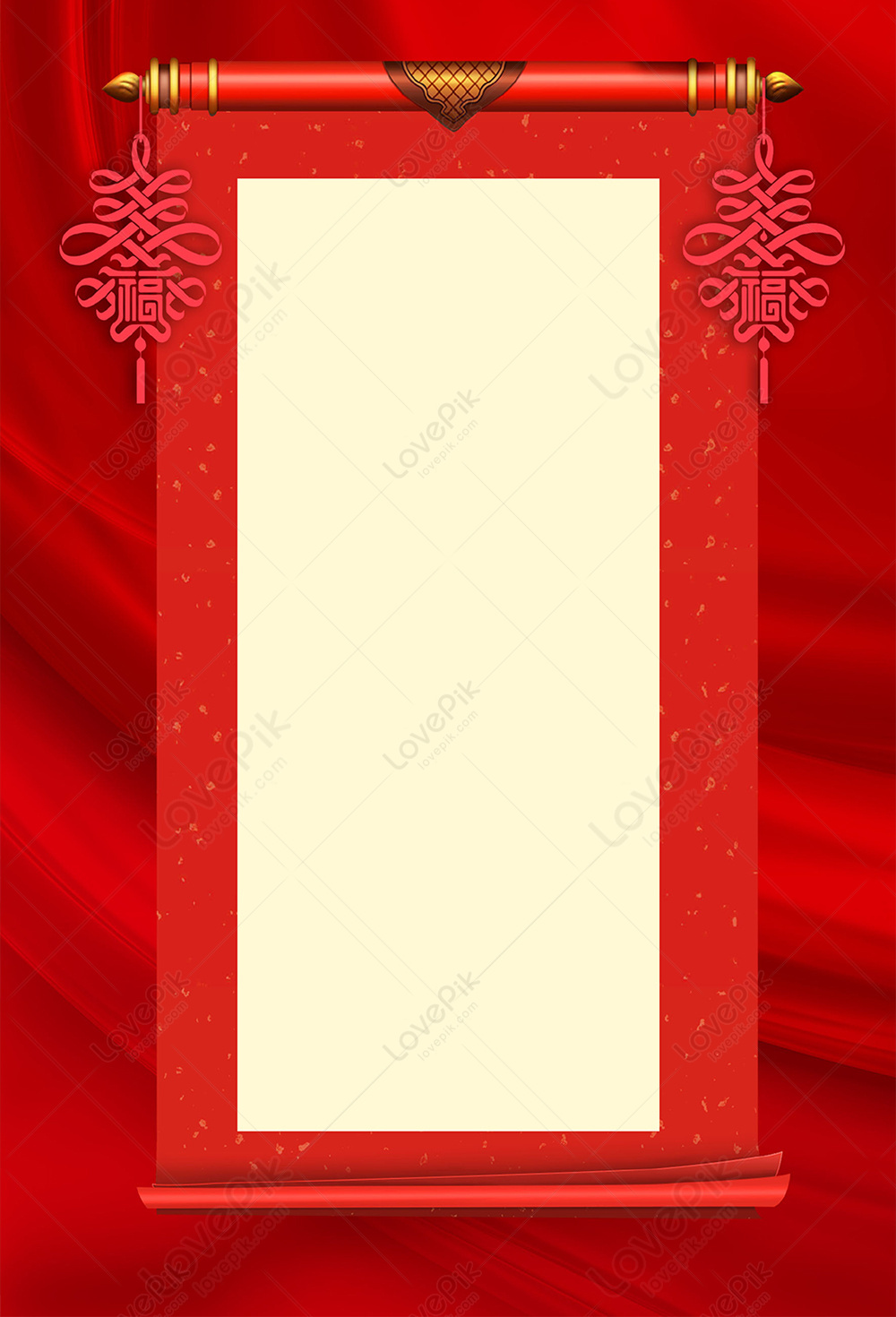 Red Festive Scroll Poster Background Download Free | Poster Background ...