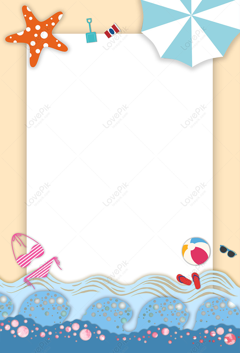 Summer Beach Poster Background Download Free | Poster Background Image on  Lovepik | 401589877