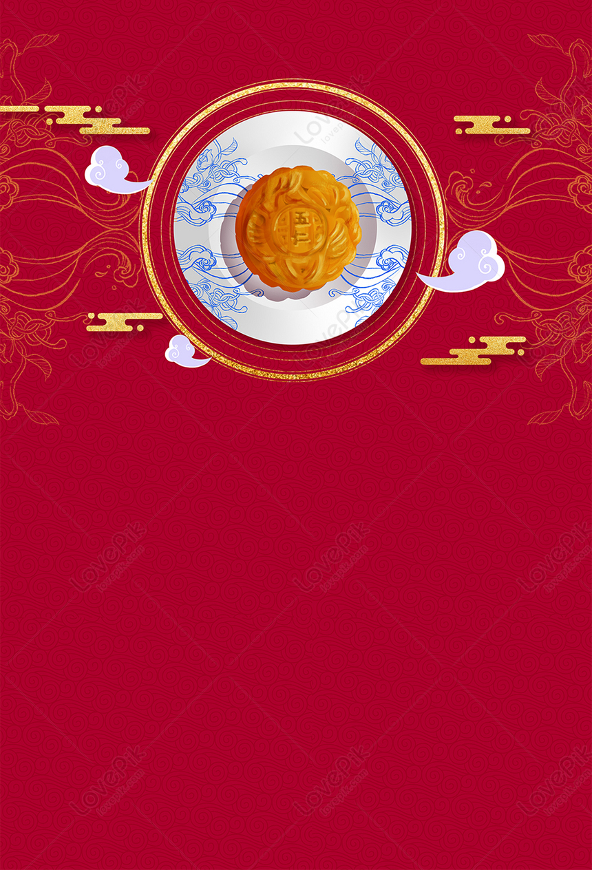 Mid-autumn Festival Mooncake Poster Background Download Free | Poster ...