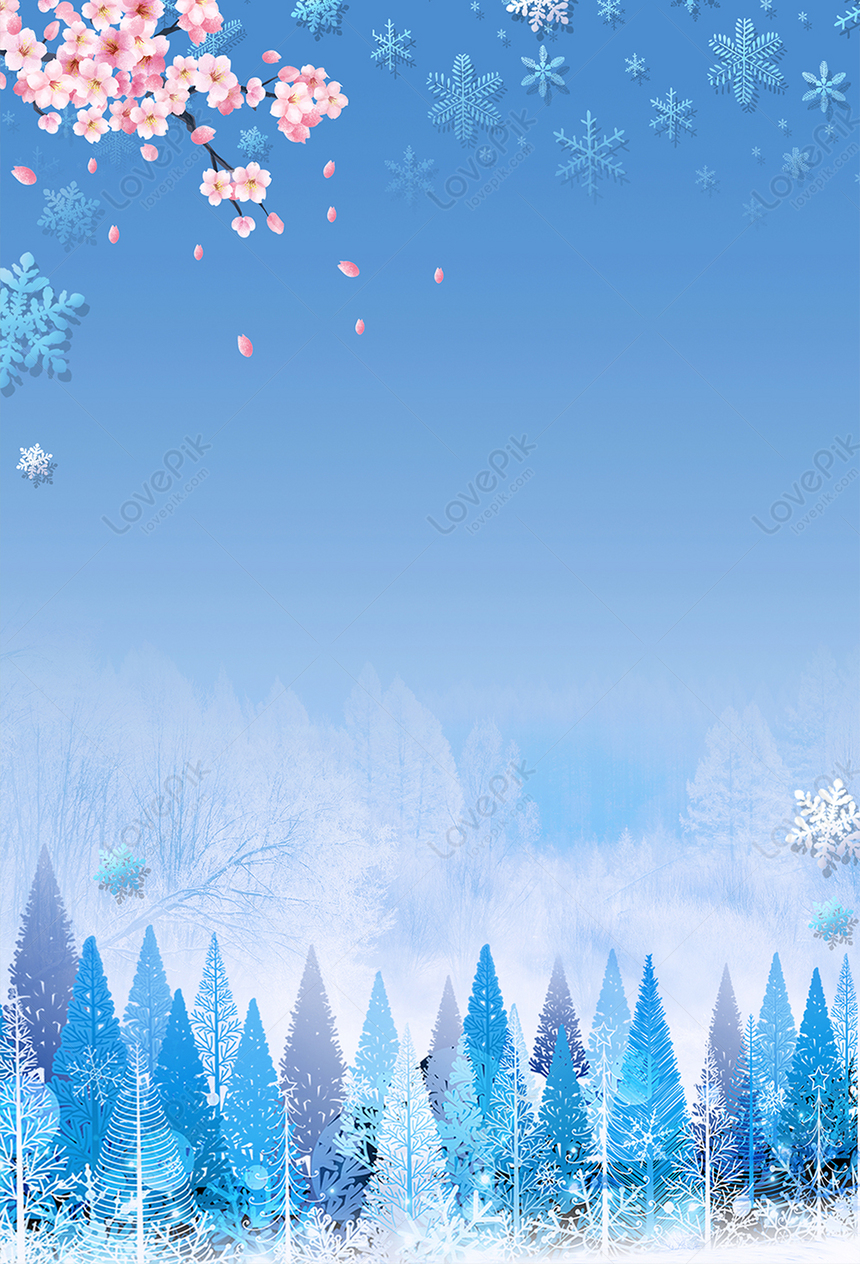 Winter Background Material Download Free | Poster Background Image on  Lovepik | 401664839
