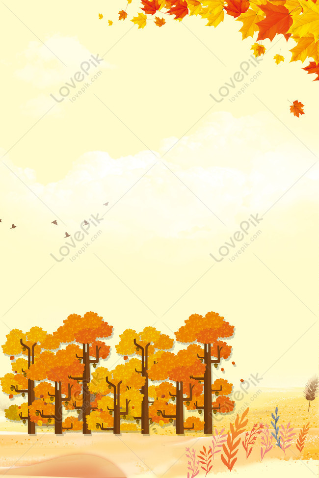 Autumn Autumn Fall Leaves Poster Download Free | Poster Background ...