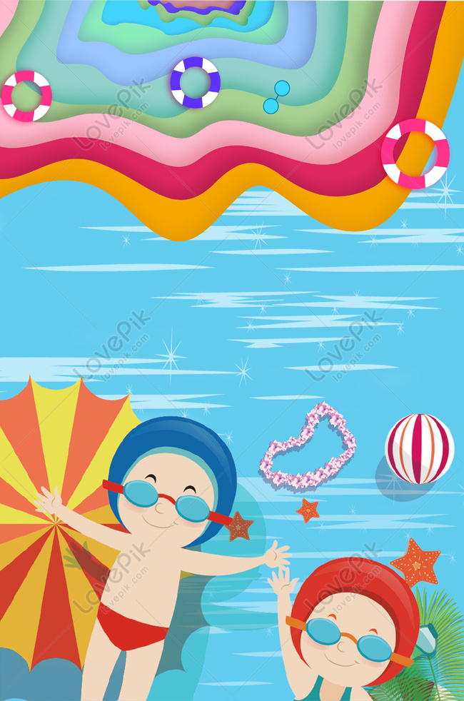 Summer Swimming Mobile Wallpaper Images Free Download on Lovepik