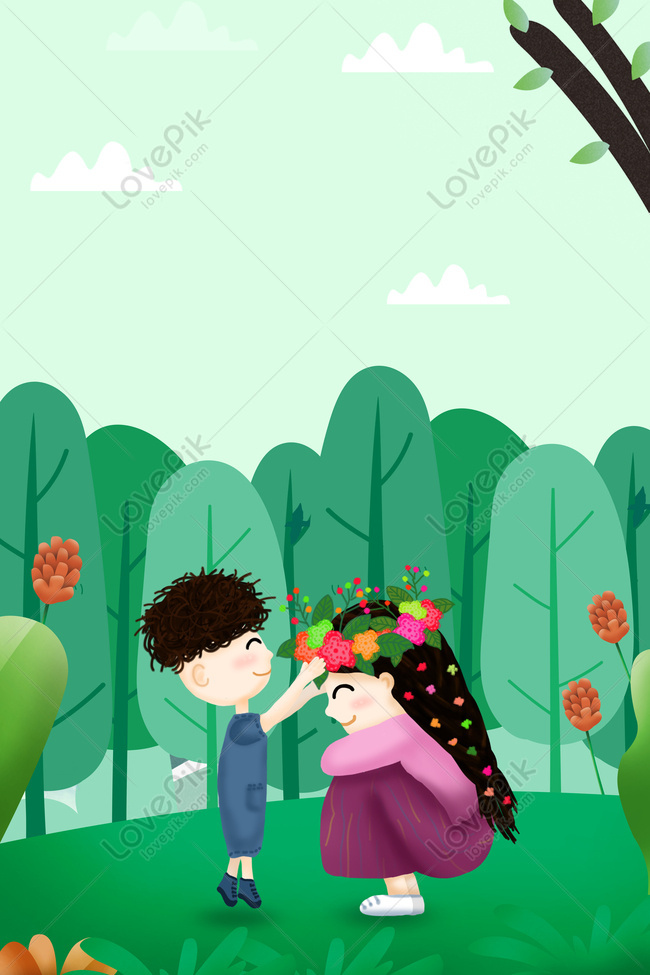 Mothers Day Cartoon Simple Small Fresh Travel Illustrator Download Free |  Poster Background Image on Lovepik | 605520120
