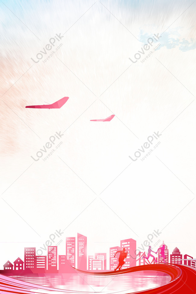 Pink Beautiful Background Sports City Download Free | Poster Background  Image on Lovepik | 605542184