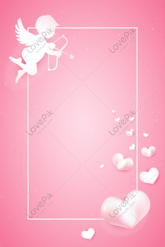 Pink Cupid Hearts Love Background Download Free | Poster Background Image  on Lovepik | 605608497