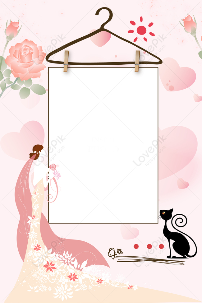 Pink Love Bride Wedding Invitation Background Download Free | Poster  Background Image on Lovepik | 605632262