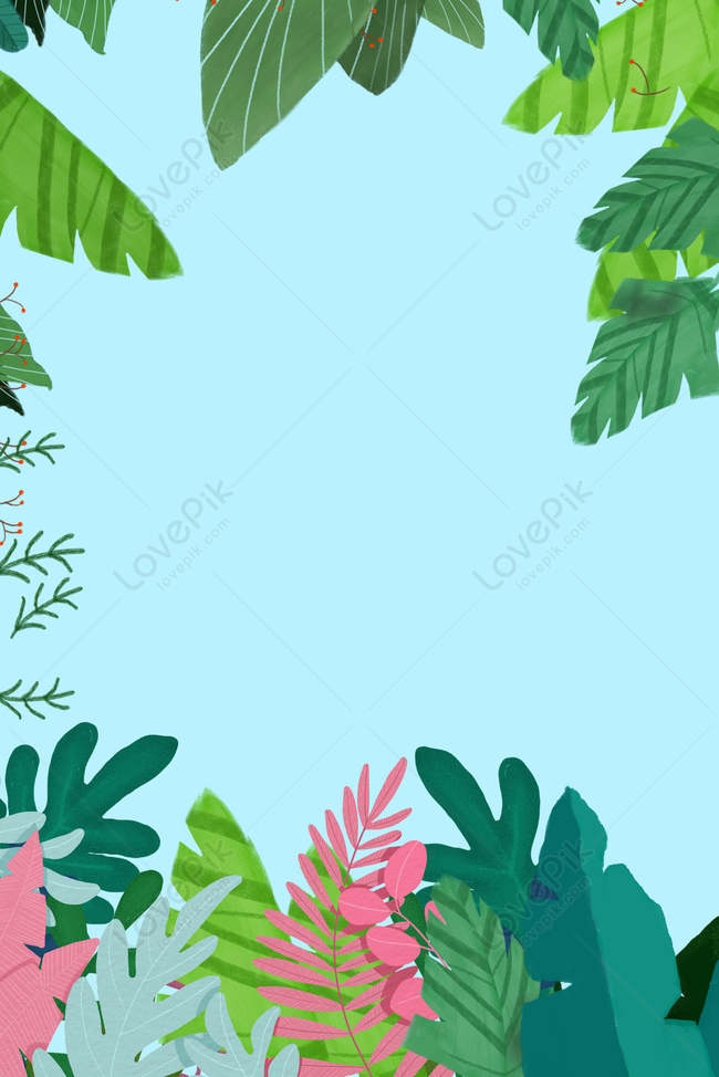 Plant Refreshing Summer Poster Download Free | Poster Background Image ...