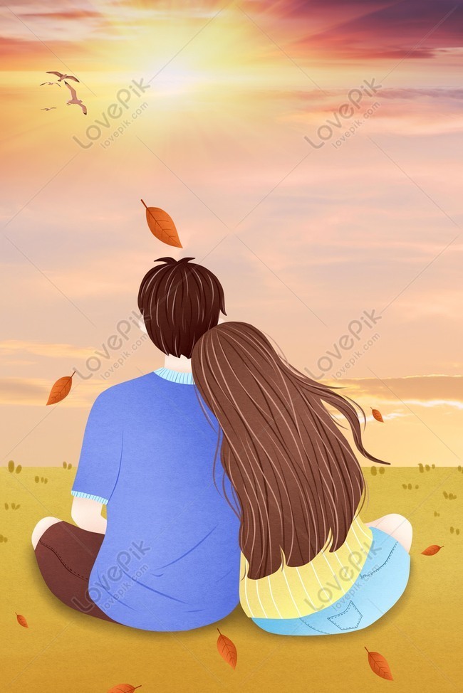Romantic Couple Beautiful Mood Poster Download Free | Poster Background  Image on Lovepik | 605627555