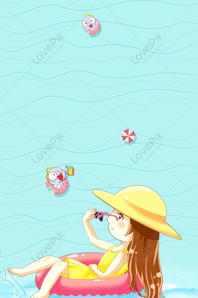 Summer Beach Vacation Travel Poster Download Free | Poster Background ...