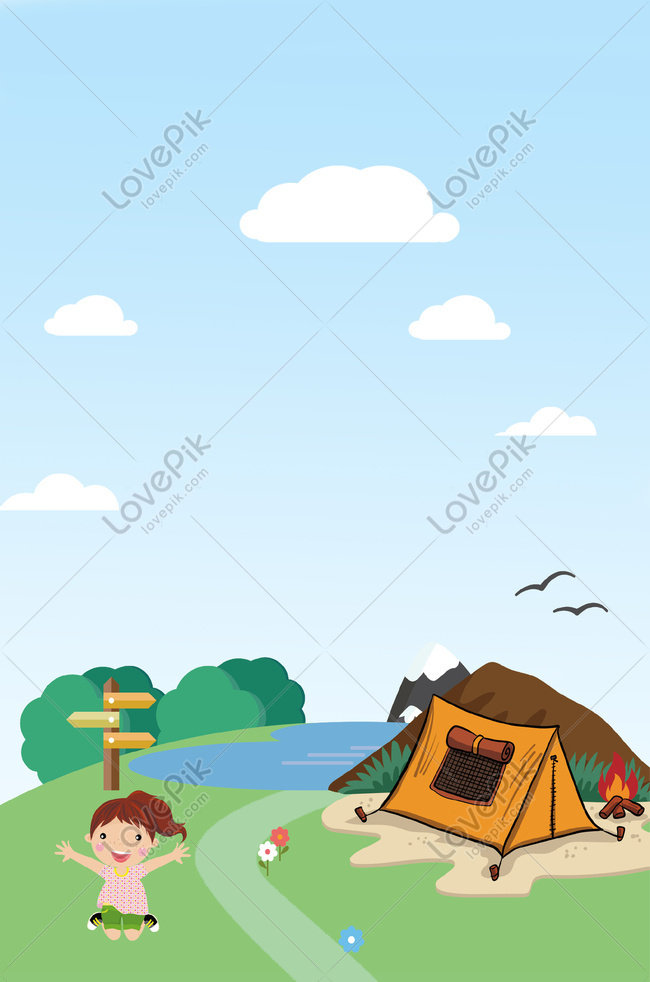 Summer Camp Outdoor Parent Child Summer Vacation Where To Go Download Free  | Poster Background Image on Lovepik | 605585913