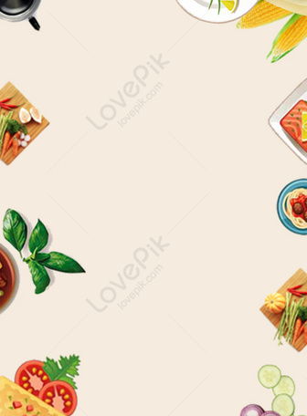 Gourmet Western Food Small Fresh Poster Background Download Free ...