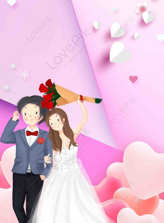 Chinese valentines day poster template image_picture free download ...