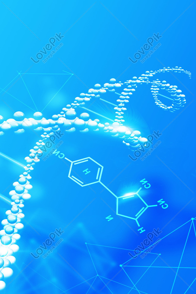 Blue Geometric Medical Gene Flat Material Download Free | Poster Background  Image on Lovepik | 605823766