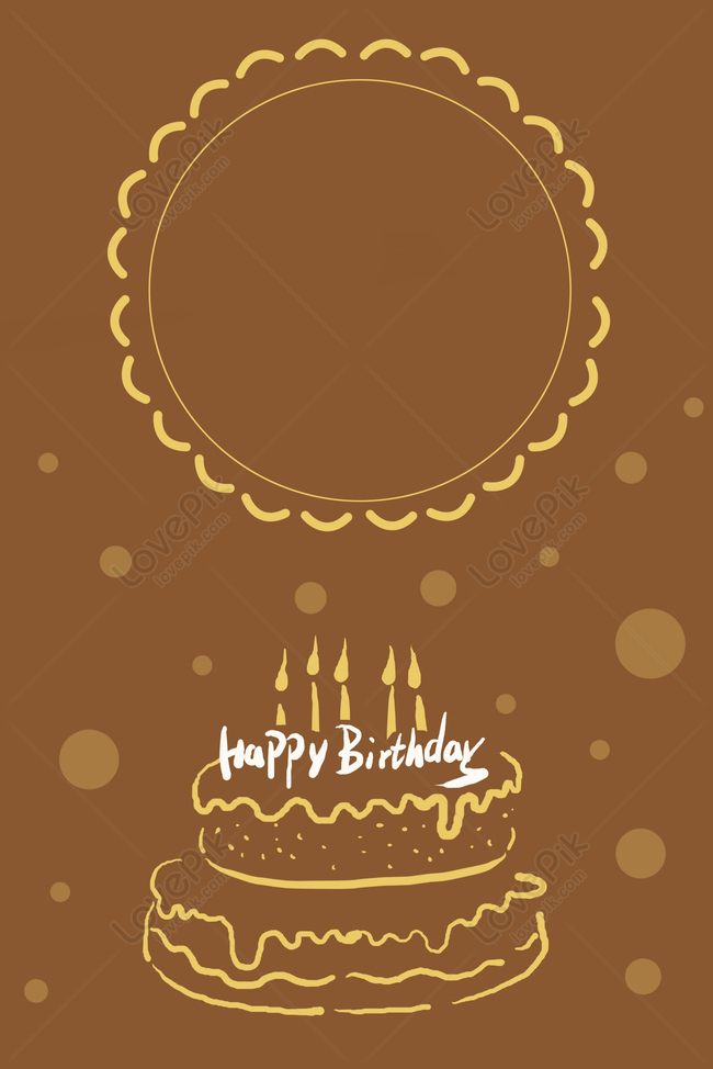 Brown Textured Minimal Birthday Card Invitation Background Poste Download  Free | Poster Background Image on Lovepik | 605766809