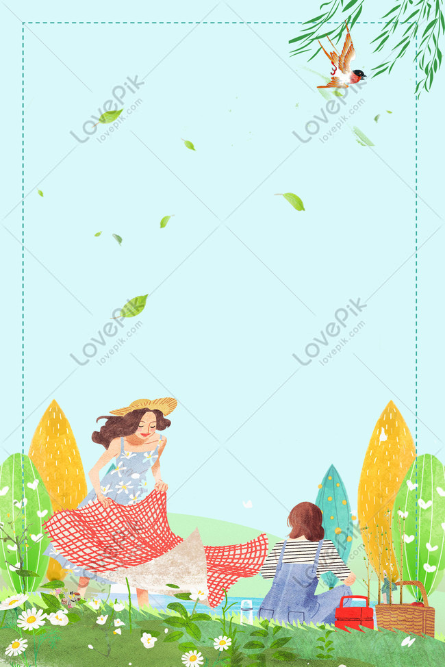 Cartoon Fresh Family Travel Background Download Free | Poster Background  Image on Lovepik | 605665054