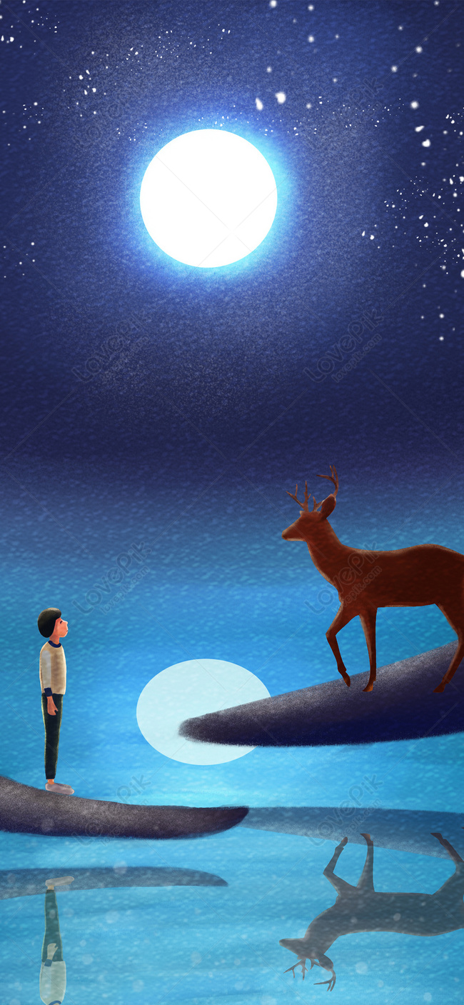 Cell Phone Wallpaper For Boys And Deer Images Free Download on Lovepik |  400259655
