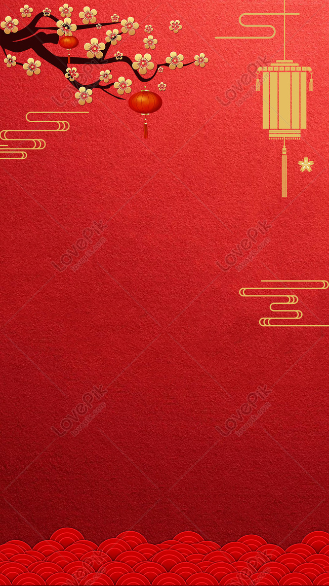 Chinese Style New Year Red Poster Background Download Free | Poster  Background Image on Lovepik | 605816285
