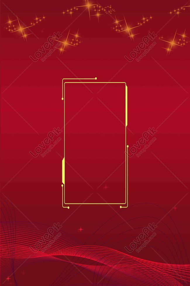Classical Red Business Invitation Download Free | Poster Background ...