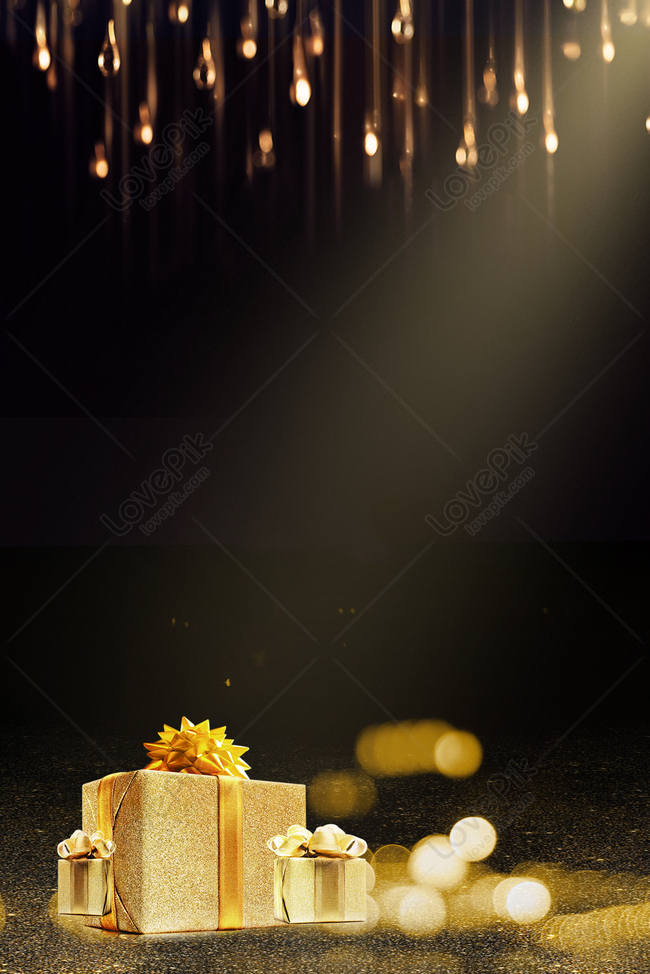 Creative Synthetic Black Gold Background Backgrounds