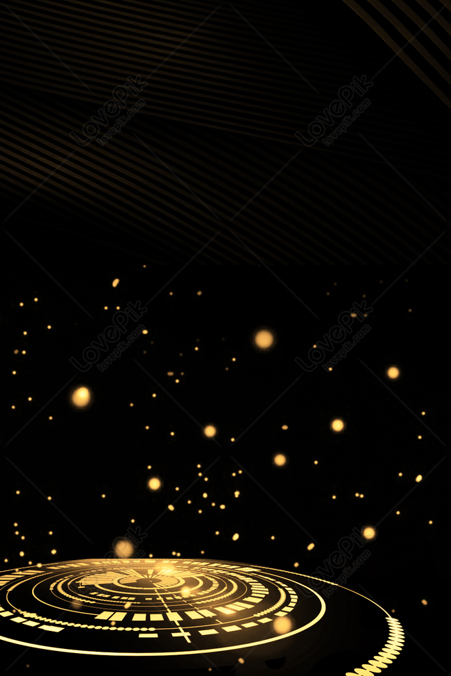 Creative Synthetic Black Gold Background Backgrounds