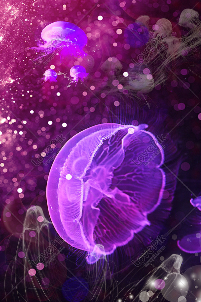 Creative Synthetic Dream Jellyfish Background Download Free | Poster  Background Image on Lovepik | 605730419