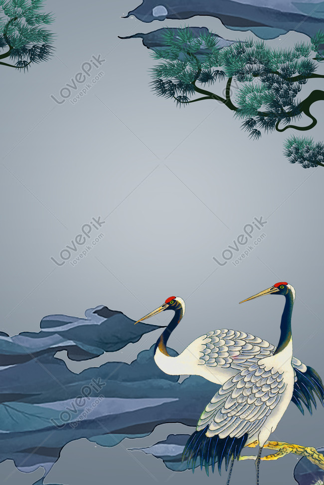 Double Ninth Festival Blue Art Advertising Background Download Free ...