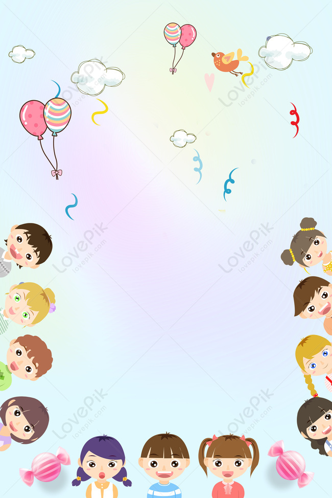 Education child care training enrollment child background, sky, balloon, caring Background
