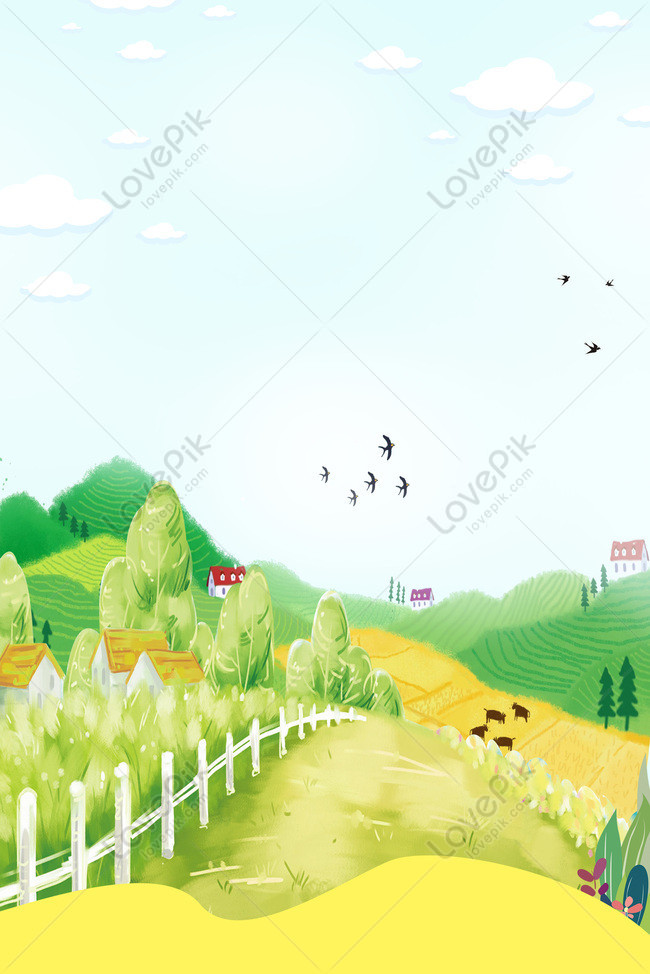 Fondo De Campo Fresco Y Hermoso Campo De Primavera Imagen de Fondo Gratis  Descargar en Lovepik