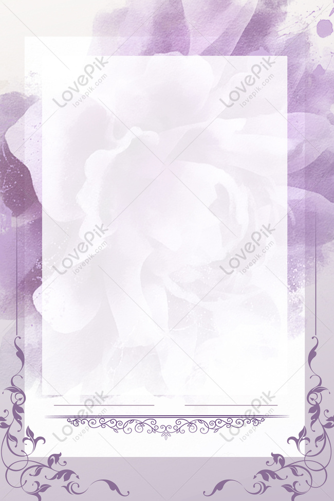 Fresh And Elegant Purple Flowers Texture European Lace Invitatio Download  Free | Poster Background Image on Lovepik | 605818899