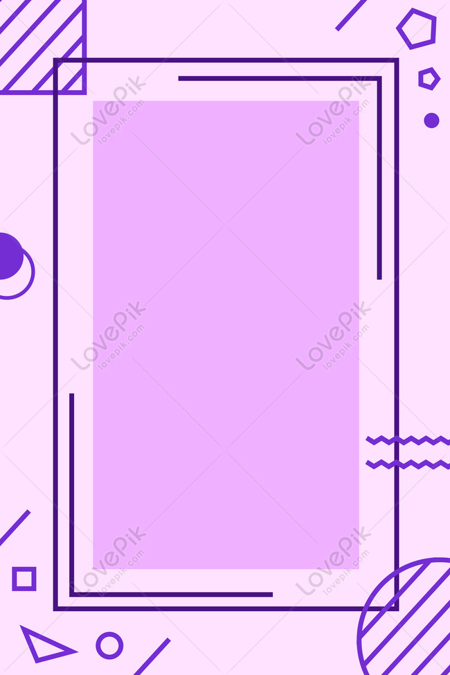 Fresh Minimalistic Pink Geometric Lines Border Background Download Free 