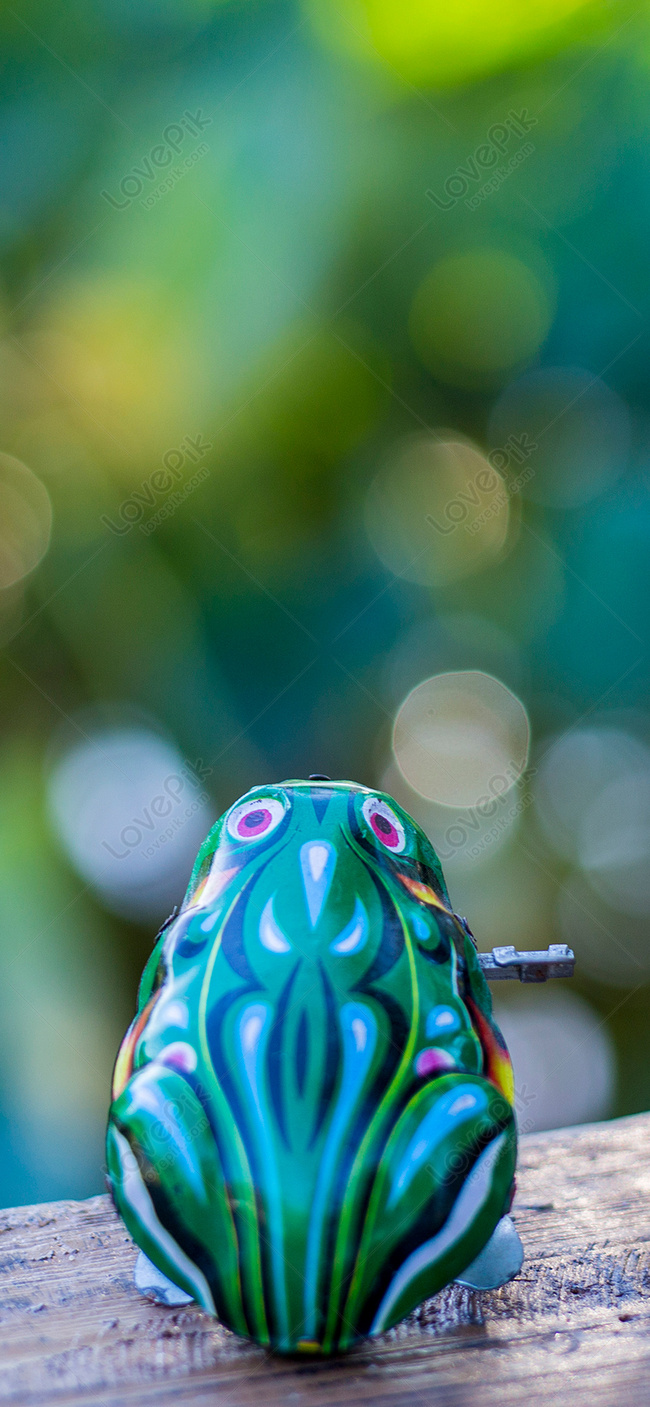 lovepik frog toy cellphone wallpaper background image 400268696