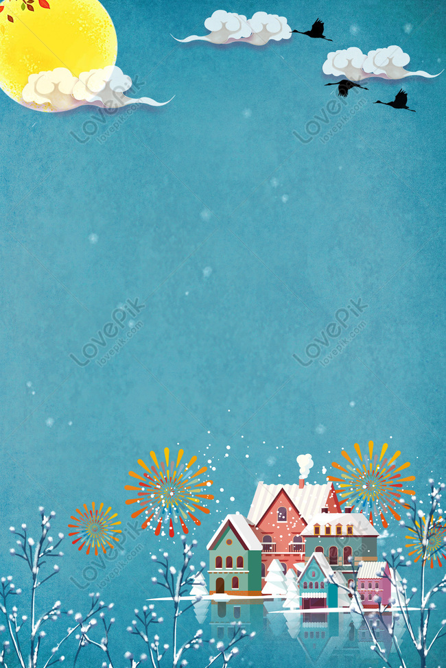 Great Cold Tradition 24th Solar Snow Winter Snow House Wild Goos