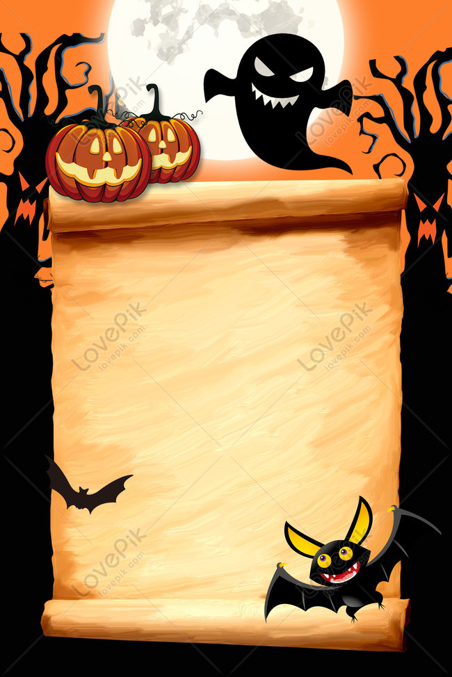 Fondo De Aviso De Promoción De Evento De Halloween Imagen de Fondo Gratis  Descargar en Lovepik