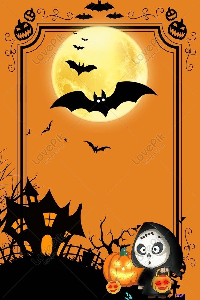 Halloween Yellow Haunted House Event Promotion Background Download Free |  Poster Background Image on Lovepik | 605727113