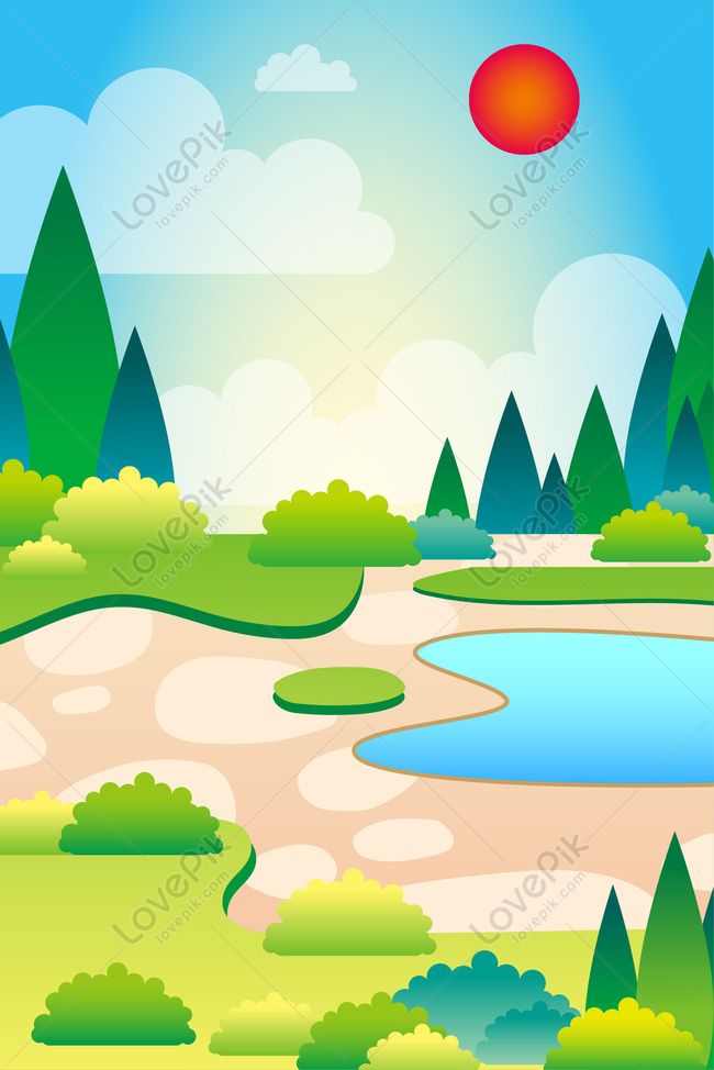 Hand Drawn Cartoon Amusement Park Poster Background Download Free | Poster  Background Image on Lovepik | 605651227