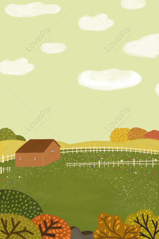 Hand Drawn Country Life Poster Background Download Free | Poster Background  Image on Lovepik | 605638140