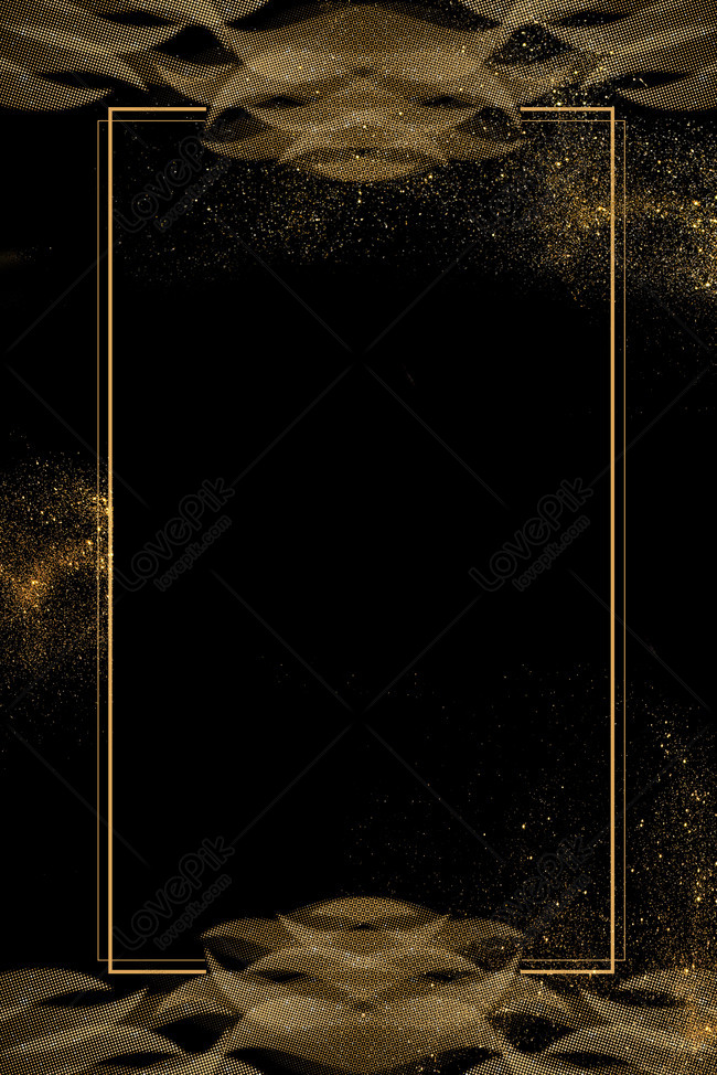 High End Atmospheric Black Gold Gold Powder Annual Meeting Backg Download  Free | Poster Background Image on Lovepik | 605805815