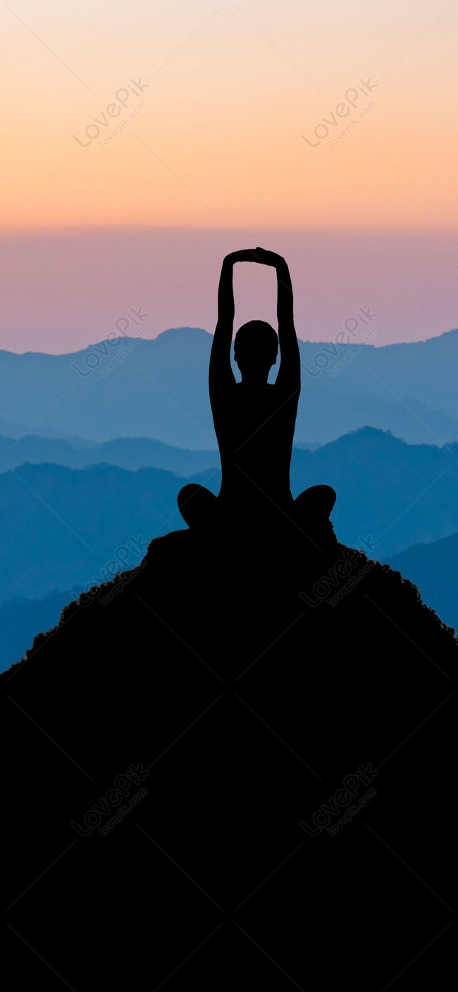 Hilltop Yoga Mobile Wallpaper Images Free Download on Lovepik | 400338473