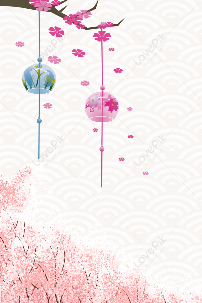 Hãy tải về miễn phí bức poster hoa anh đào lãng mạn Nhật Bản để cảm nhận được vẻ đẹp tinh tế và dịu dàng của nó. Hình nền màu hồng xinh xắn càng làm tăng thêm sự quyến rũ cho thiết kế của bạn.
